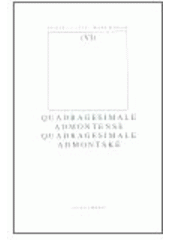 kniha Quadragesimale Admontense = Quadragesimale admontské, Oikoymenh 2006