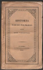 kniha Historya narodu Polskiego, U Breitkopf & Haertel 1836