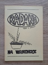kniha Radana - Rady a nápady na Velikonoce, Okresní dům dětí a mládeže v Mladé Boleslavi 1991