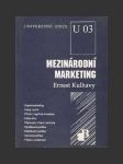 kniha Mezinárodní marketing, Babtext 1992