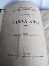 kniha Ohnivá krev Román, Novina 1932