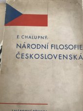 kniha Národní filosofie československá. Díl 1, - Národní povaha československá, s.n. 1935