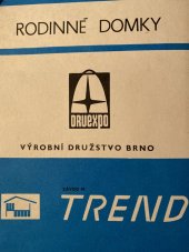 kniha Rodinné domky Trend, Druexpo 1978