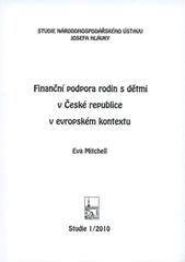 kniha Finanční podpora rodin s dětmi v České republice v evropském kontextu, Národohospodářský ústav Josefa Hlávky 2010