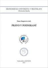 kniha Právo v podnikaní, Vydavateľstvo EKONÓM 2023