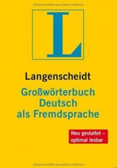 kniha Großwörterbuch  Deutsch als Fremdsprache, Langenscheidt 2010