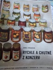 kniha Rychle a chutně z konzerv, Práce 1966