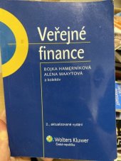 kniha Veřejné finance metodická příručka, vzorové otázky a příklady, Vysoká škola ekonomická 1997