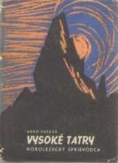 kniha Vysoké Tatry II. - horolezecký sprievodca - Nižná Barania strážnica - Sedielko, Šport 1959