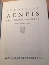 kniha Aeneis. Kniha první [a druhá], I.L. Kober 1941