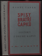 kniha Povídky z druhé kapsy, Fr. Borový 1938