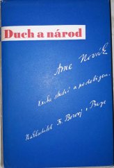 kniha Duch a národ kniha studií a podobizen, Fr. Borový 1936