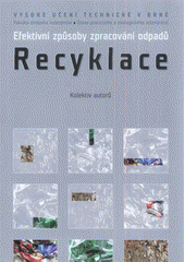 kniha Recyklace efektivní způsoby zpracování odpadů, Vysoké učení technické, Fakulta strojního inženýrství, Ústav procesního a ekologického inženýrství 2011
