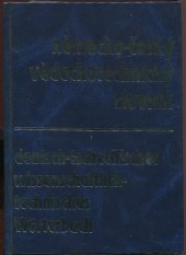 kniha Německo-český vědeckotechnický slovník = Deutsch-tschechisches wissenschaftlich-technisches Wörterbuch, Littera 1997
