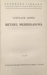 kniha Bethel Merridayová, Nakladatelské družstvo Máje 1948