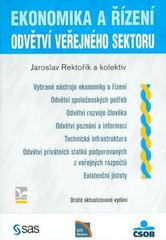 kniha Ekonomika a řízení odvětví veřejného sektoru, Ekopress 2007