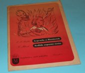 kniha Legenda o Hanácích, Česká literární Morava, JUC. Josef Stejskal 1944