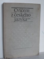 kniha Cvičení z českého jazyka, SPN 1989