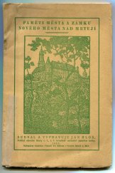 kniha Paměti města a zámku Nového Města nad Metují, Jan Klos 1922