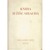 kniha Kniha Ježíše Siracha, Edice Akord 1947