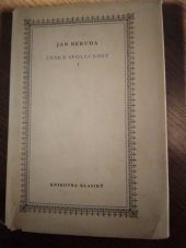 kniha Česká společnost I., Československý spisovatel 1951