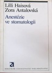 kniha Anestézie ve stomatologii, Avicenum 1987