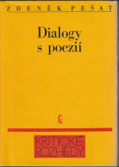 kniha Dialogy s poezií, Československý spisovatel 1985