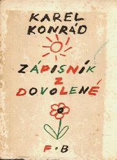 kniha Zápisník z dovolené, Fr. Borový 1949