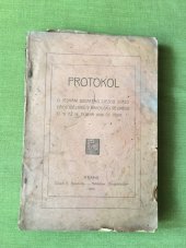 kniha Protokol o jednání devátého sjezdu svazu dřevodělníků v Rakousku ve dnech 11. až 14. dubna 1909 ve Vídni, Dřevodělník 1909
