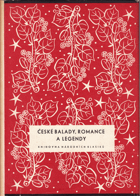 kniha České balady, romance a legendy, Antonín Dědourek 1942