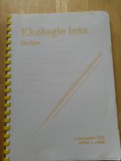 kniha Ekologie lesa návody ke cvičením, Česká zemědělská univerzita 2008