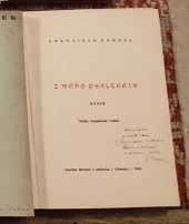 kniha Z mého psalteria Básně, Družina literární a umělecká 1939