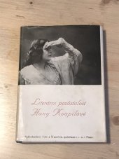 kniha Literární pozůstalost Hany Kvapilové, Šolc a Šimáček 1946