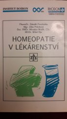 kniha Homeopatie v lékárenství učební texty, Vodnář 1995
