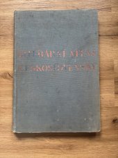 kniha Literární atlas československý, J. Otto 1952