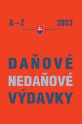 kniha Daňové a nedaňové výdavky A – Z 2023, Poradca 2023