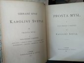 kniha Prostá mysl I řada obrázků z Poještědí., J. Otto 1901