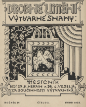 kniha Drobné umění Výtvarné snahy, Karel Fišer 1923