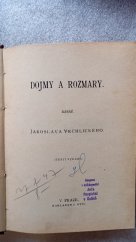 kniha Dojmy a rozmary, J. Otto 1909