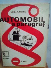 kniha Automobil a paragraf. 1. díl, - Trestní, Nadas 1975