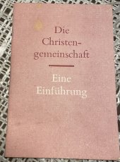 kniha Die Christengemeinschaft, Verlag 1978