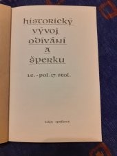 kniha Historický vývoj odívání a šperku 12.pol.17.stol., Jablonex a.s. 1969