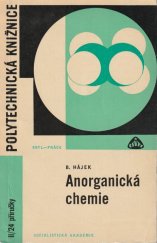 kniha Anorganická chemie, SNTL 1967