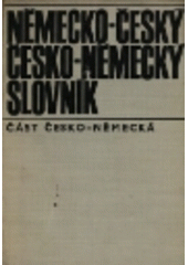 kniha Německo-český a česko-německý slovník 2. - Česko-německá část - P-Ž, SPN 1971