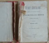 kniha Český gratulant sbírka původních přání k novému roku a ku jmeninám, J. Otto 1898