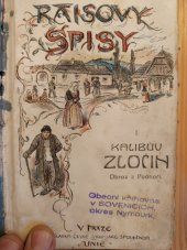 kniha Kalibův zločin obraz z podhoří, Česká grafická Unie 1924