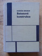 kniha Betonové konstrukce, Československá akademie věd 1959