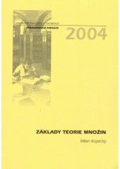 kniha Základy teorie množin, Univerzita Palackého 2004