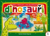 kniha Dinosauři barvy a protiklady s veselými dinosaury, Axióma 2008