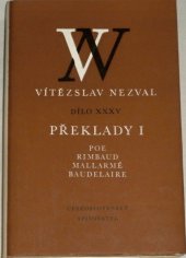 kniha Překlady. Sv. 1, - Poe, Rimbaud, Mallarmé, Baudelaire, Československý spisovatel 1982